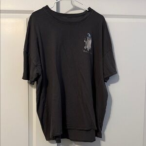 Aerie Dark Gray Short Sleeve Tee with Graphic